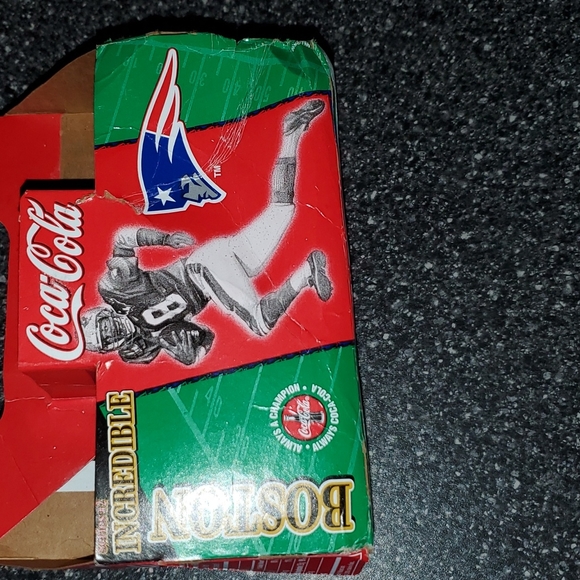 Coca-Cola Six Pack 1997 AFC CHAMPIONS NEW ENGLAND PATRIOTS - Picture 10 of 16
